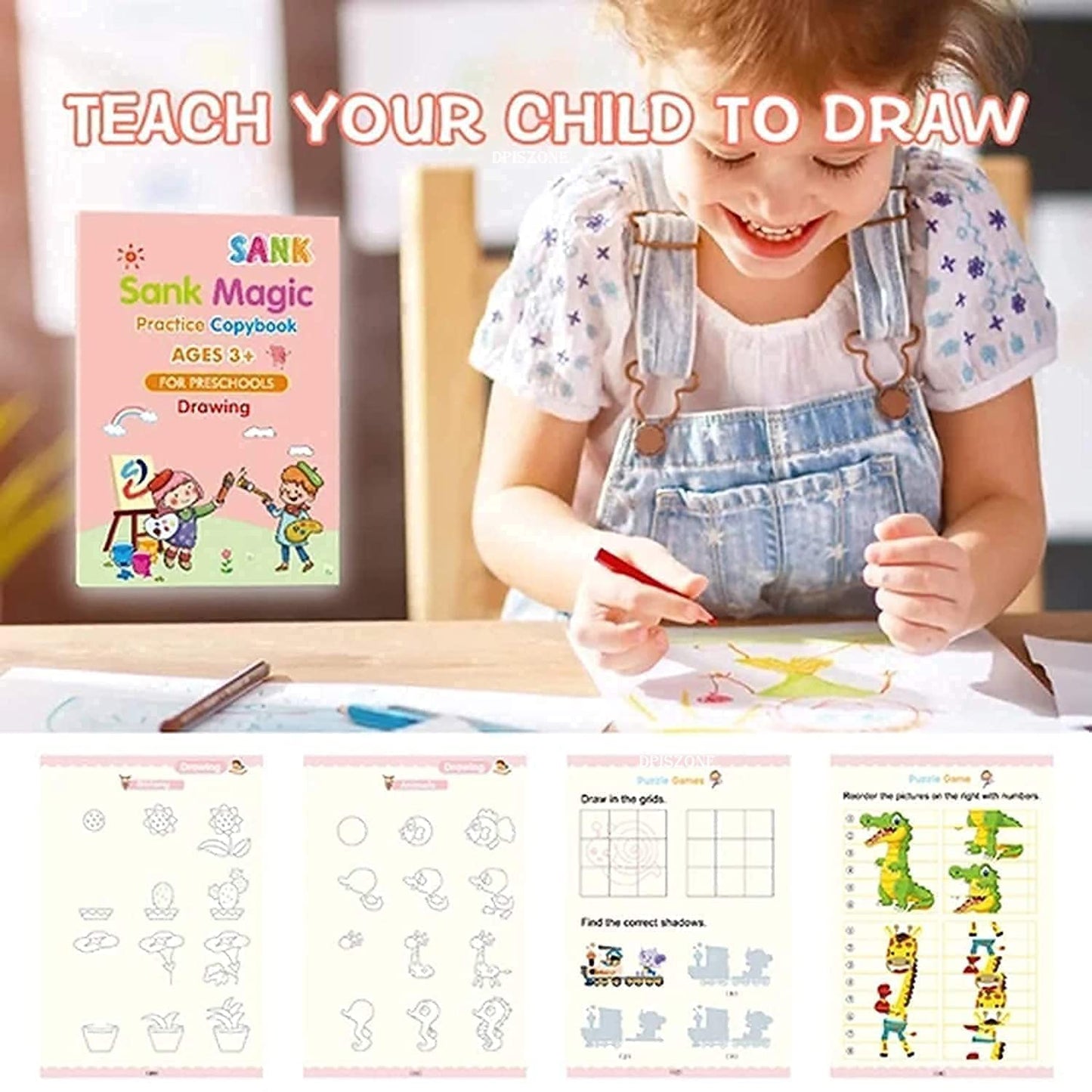 Magic Lettering Workbook for Little Writers